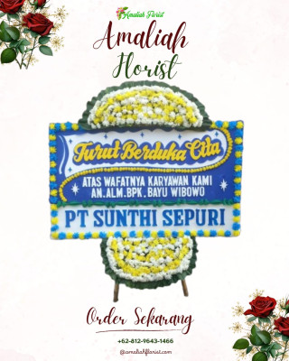 Papan Bunga Duka di Jatiwaringin