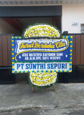 Papan Bunga Duka di Jatiwaringin