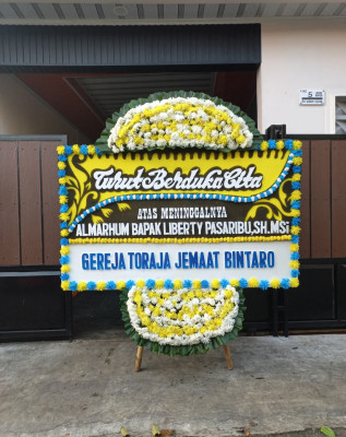 Papan Bunga Duka di Jatiwaringin